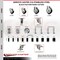 Service Caster 3.5 Inch 316SS Black Poly Swivel 1-1/8 Inch Expanding Stem Caster Lock Brake SCC SCC-SS316TTLEX20S3514-PPUB-BLK-118 - alternate 4